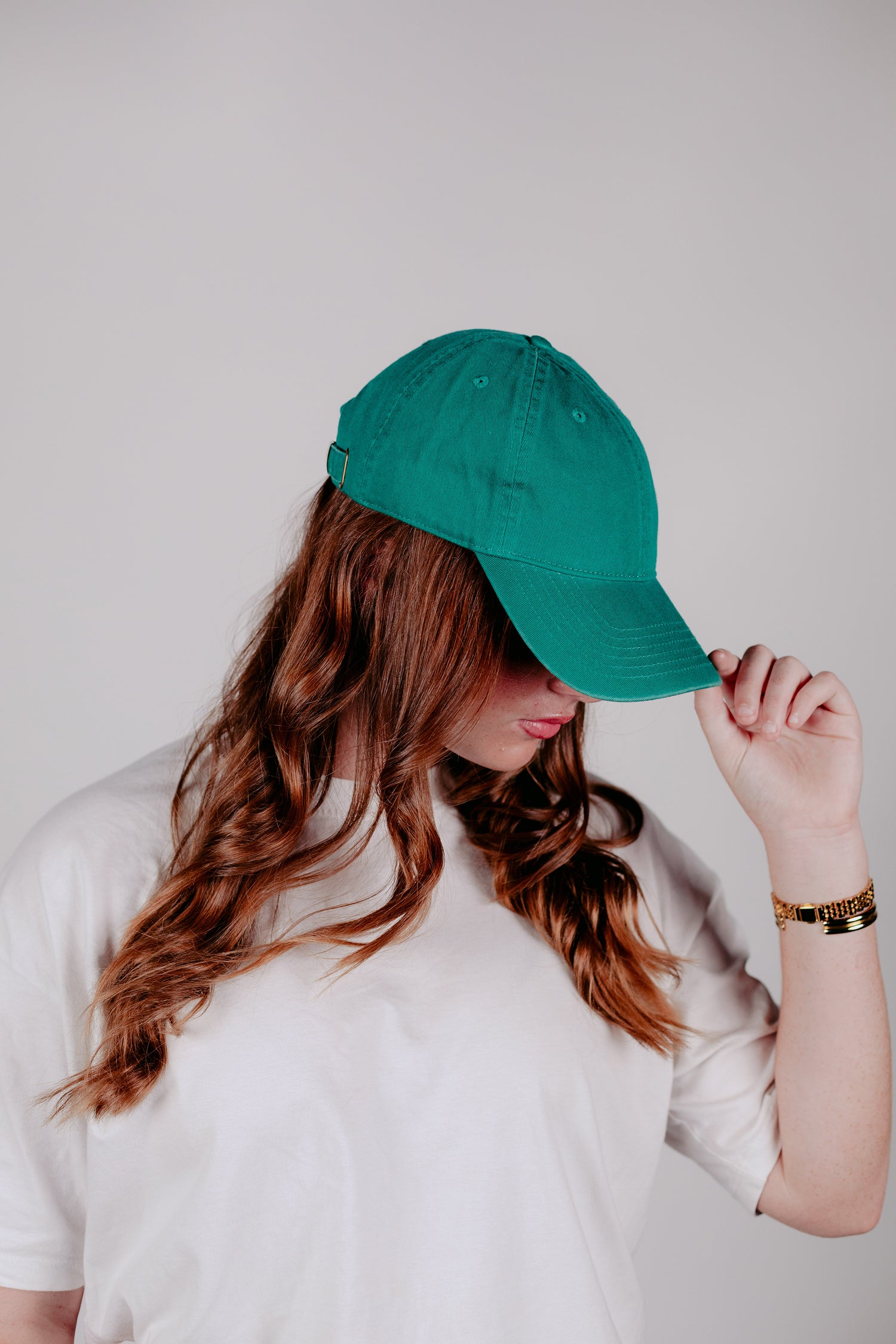 6 Panel Cap Green