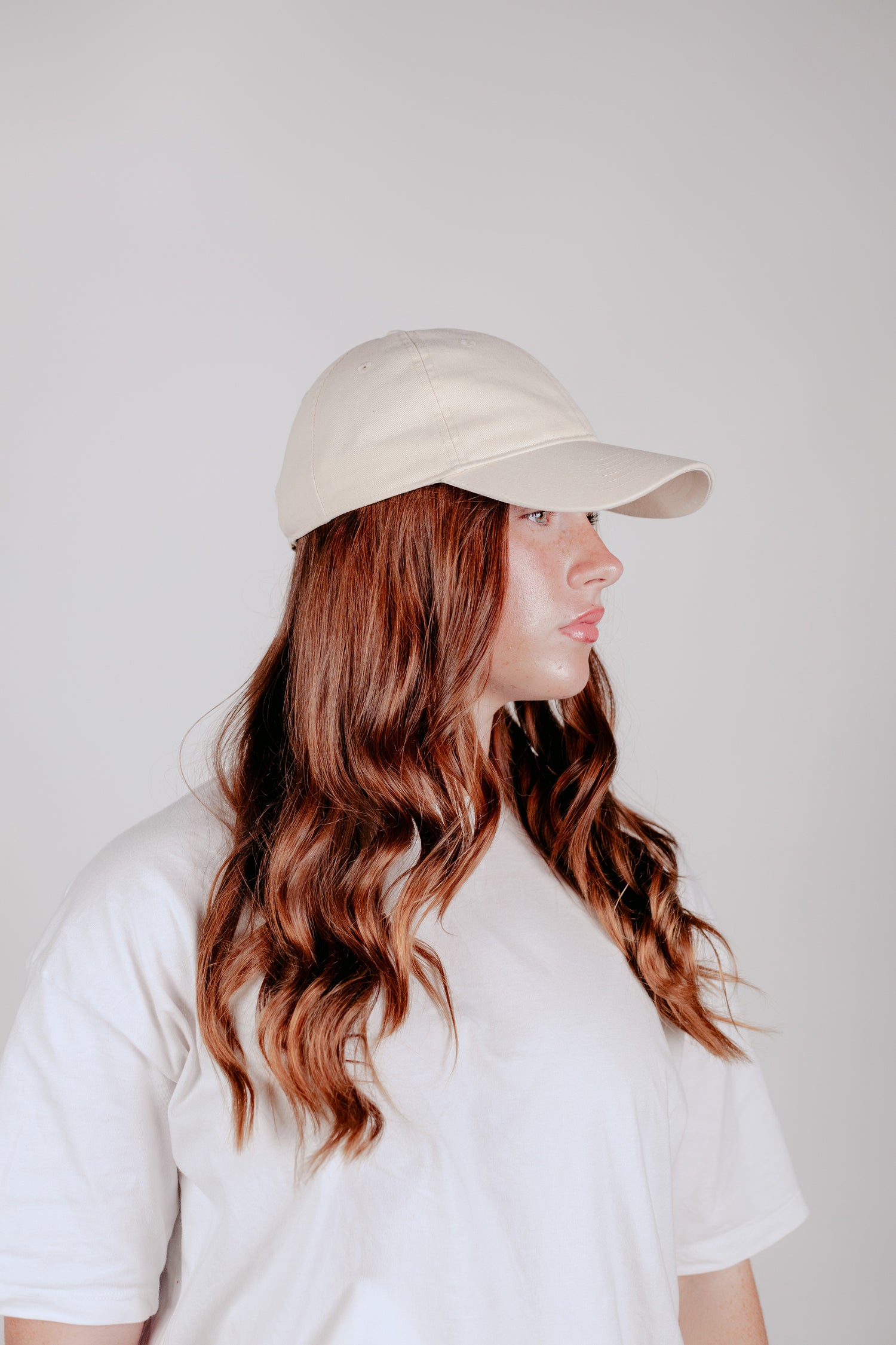 6 Panel Cap Cream
