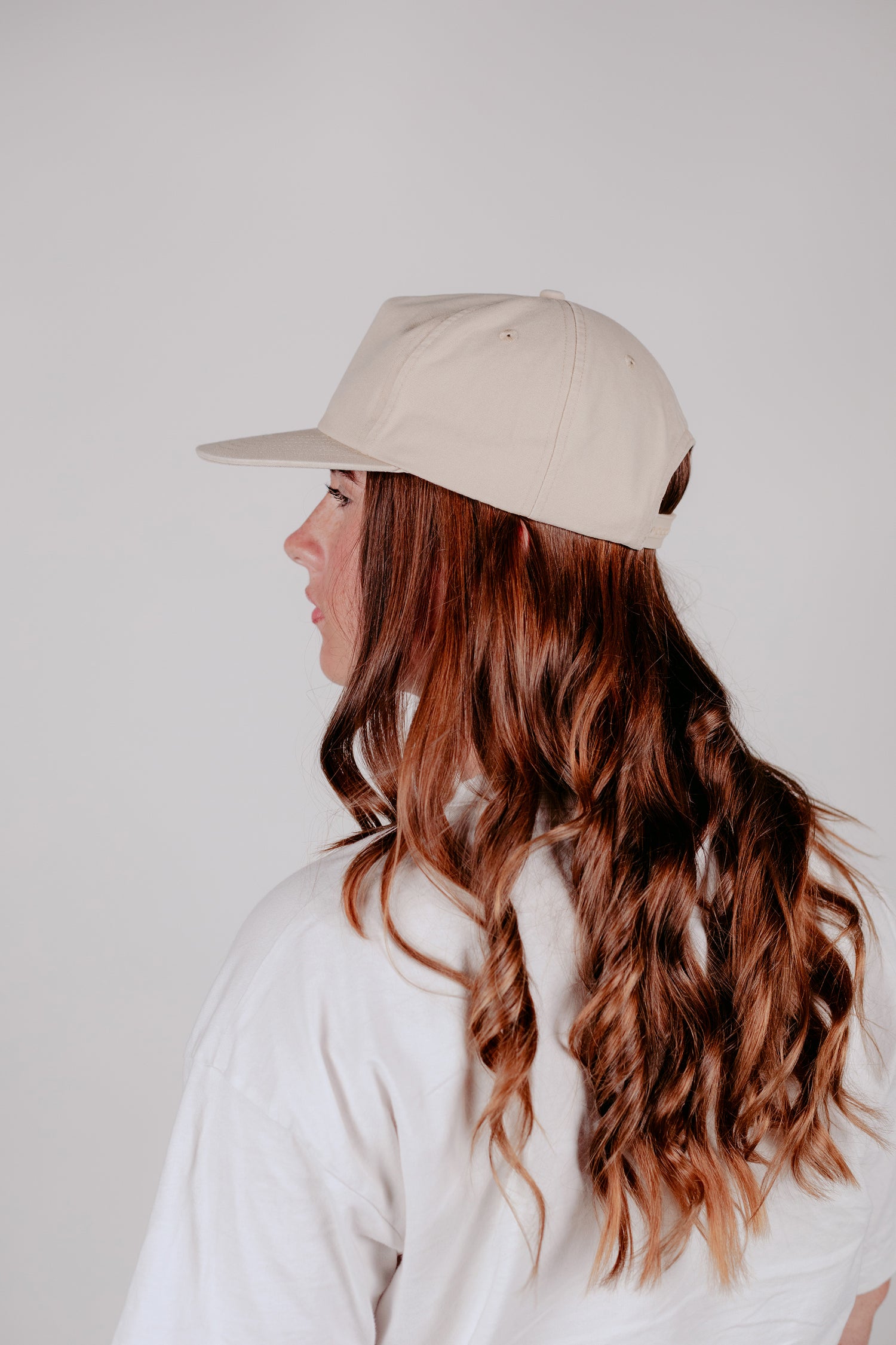 5 Panel Canvas Cap Washed Sand