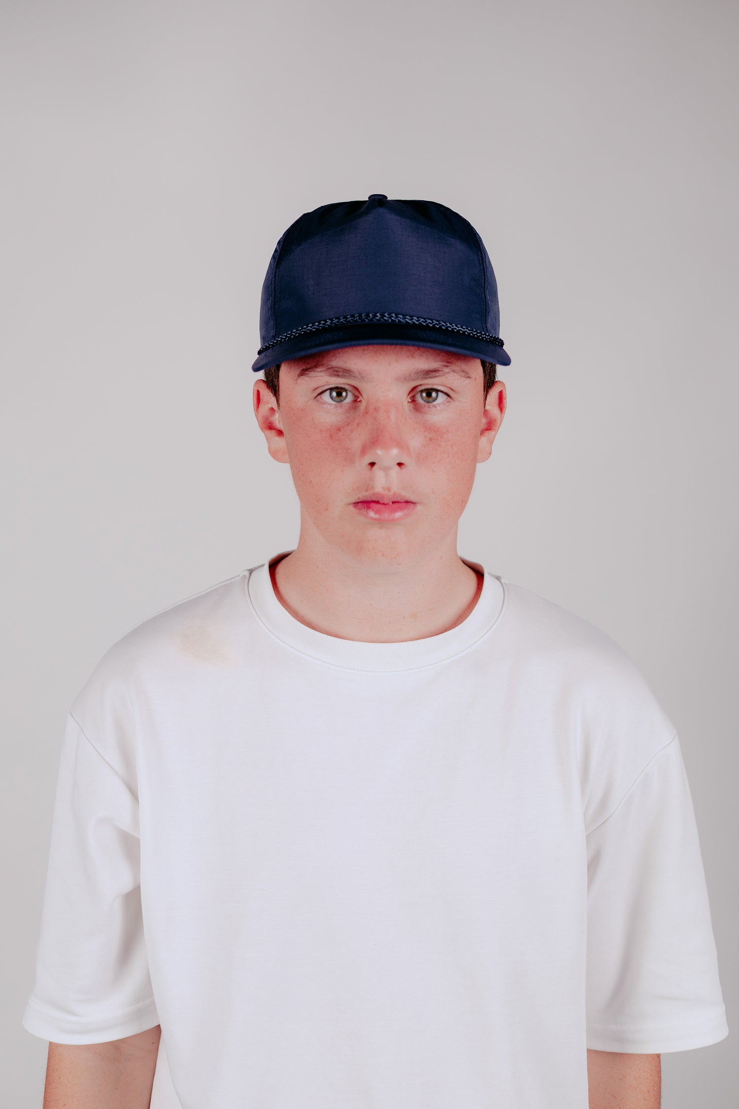 5 Panel Nylon Cap Navy