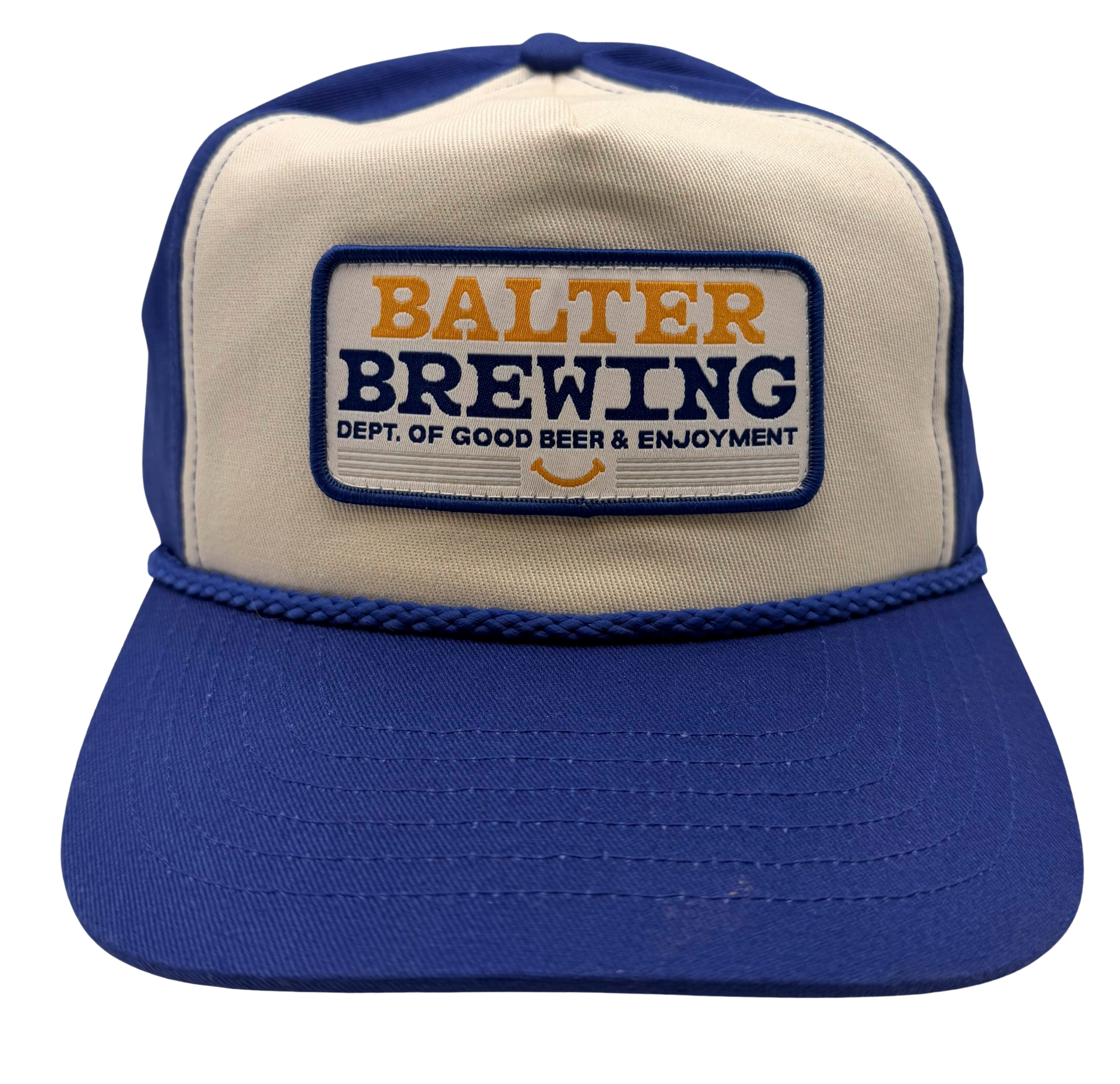 5 Panel Cap with woven front patch