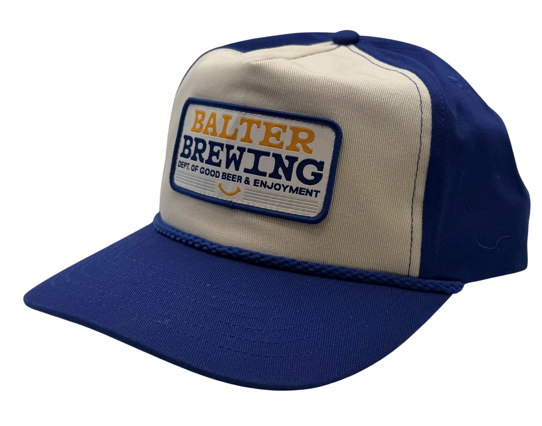 5 Panel Cap with woven front patch
