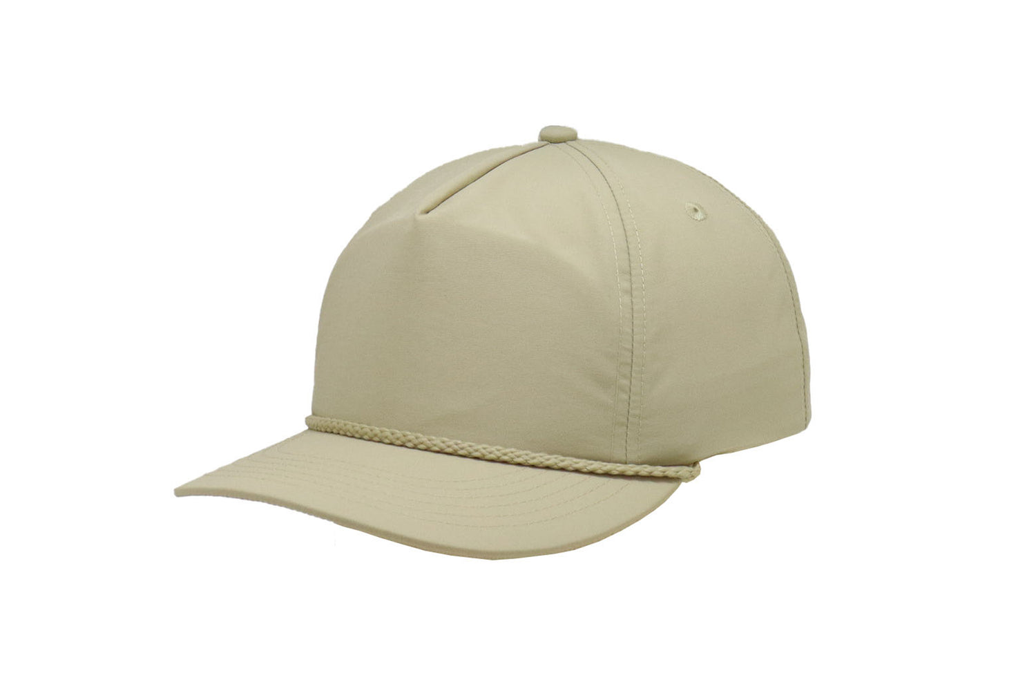 5 Panel Nylon Cap Sand