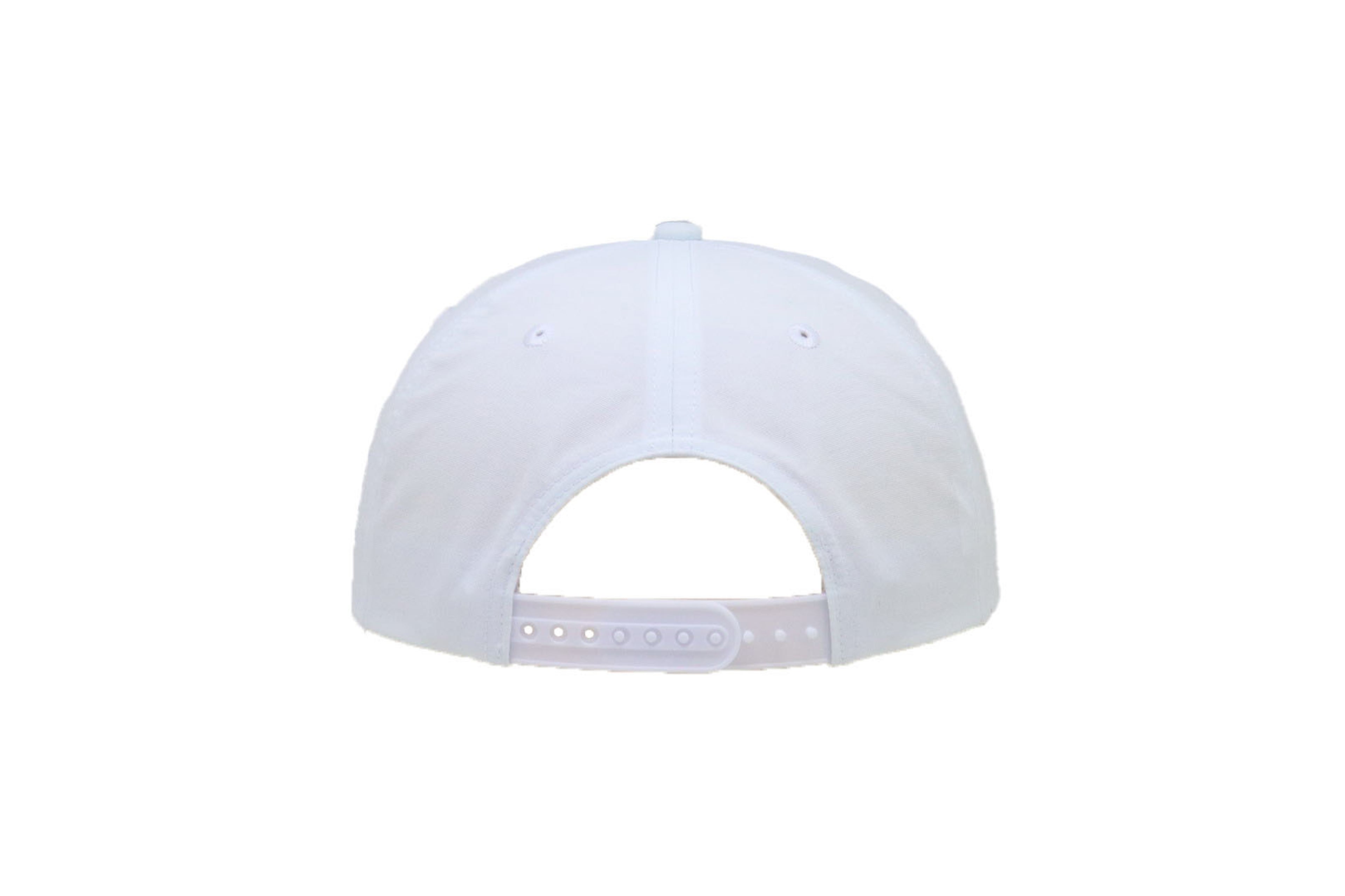 5 Panel Nylon Cap White