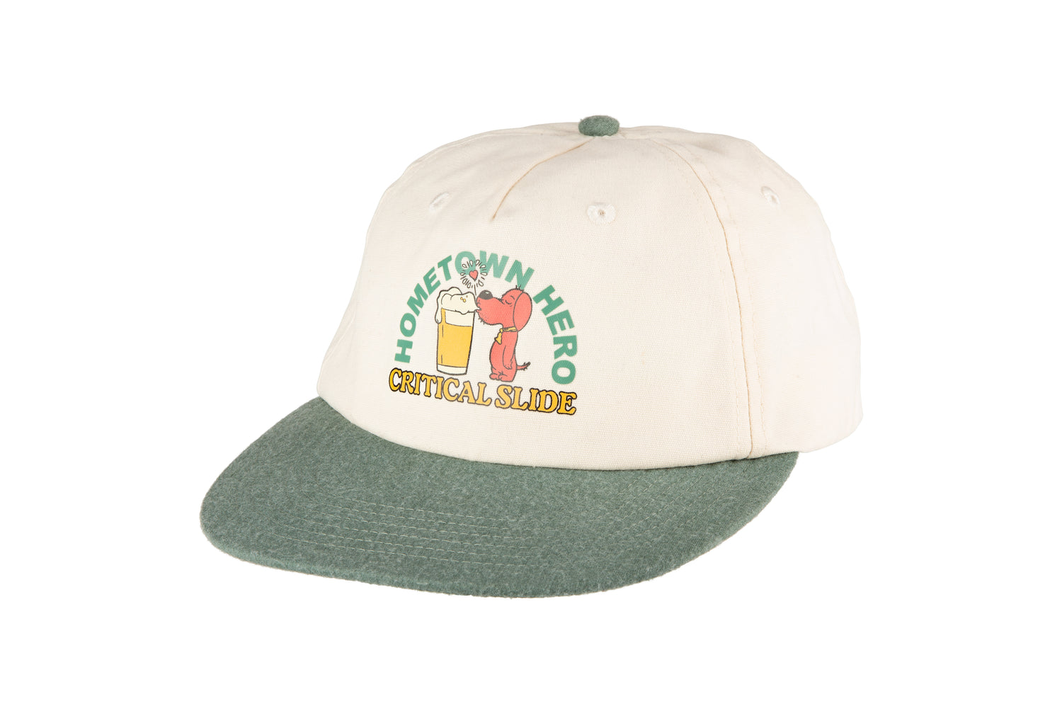 5 Panel Wash Cap with Print & Soft Peak