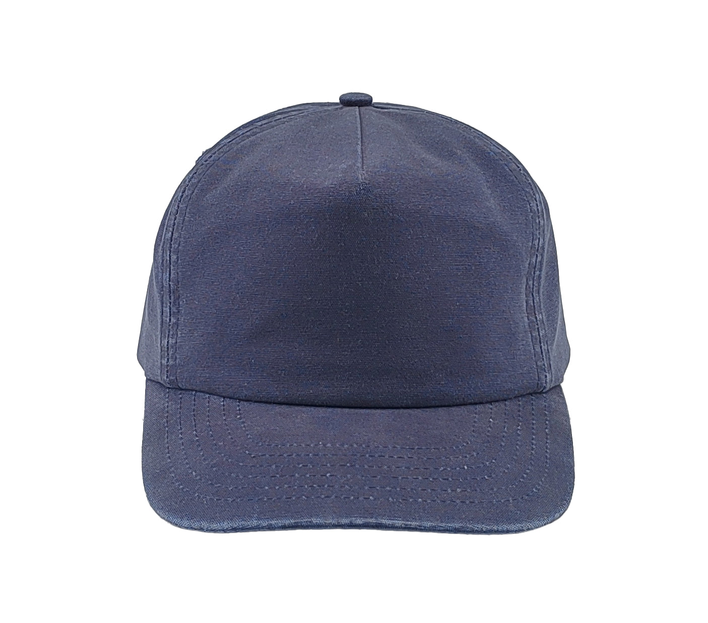 5 Panel Canvas Cap Washed Navy