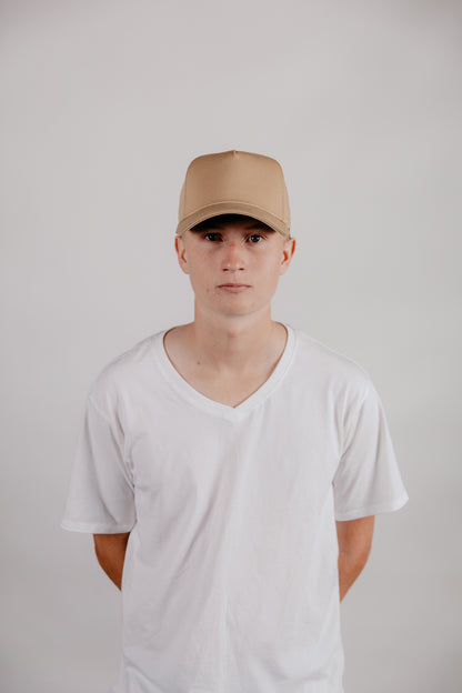 5 Panel A-Frame Cap Sand