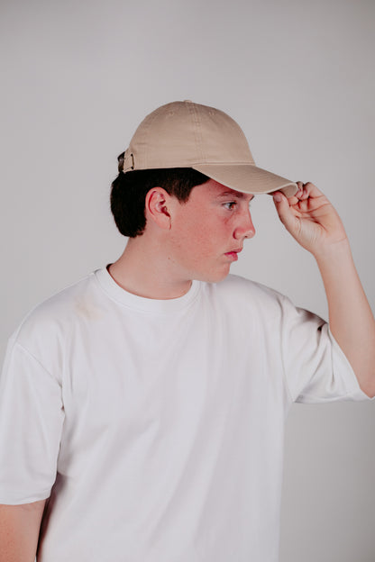 6 Panel Cap Light Tan