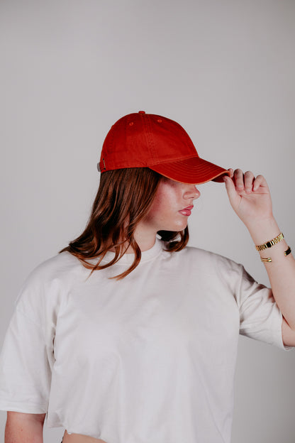 6 Panel Cap Rust