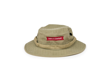 Military Style Boonie Hat with Cord &amp; Toggle