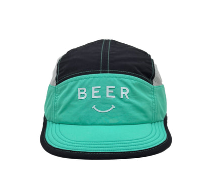 5 Panel Nylon Cap with mesh side panels