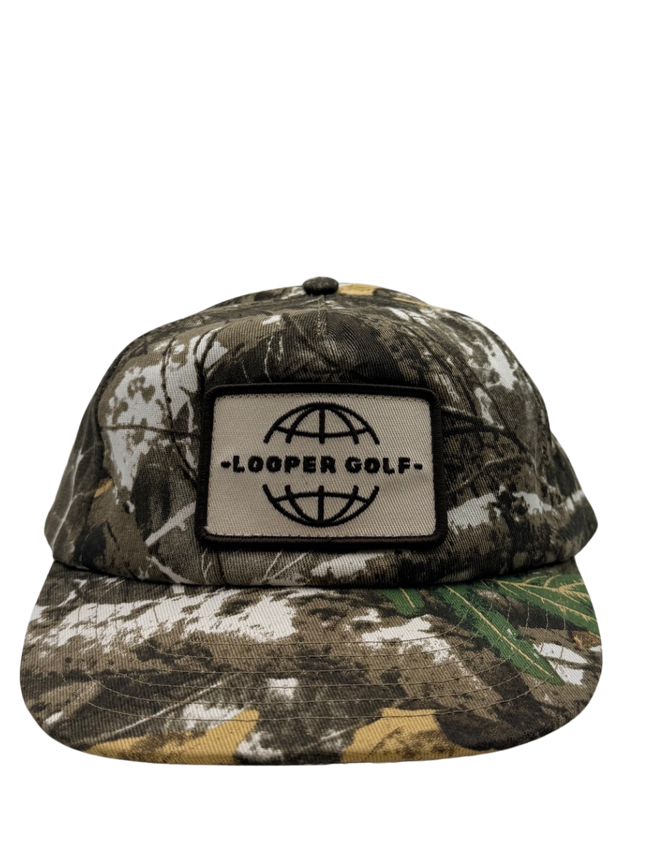 Printed Camo Wash 5 Panel Cap