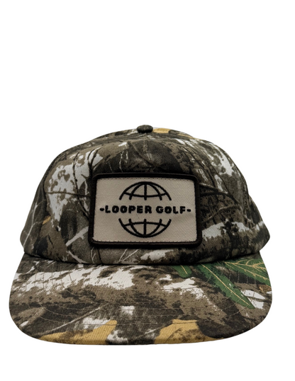 Printed Camo Wash 5 Panel Cap