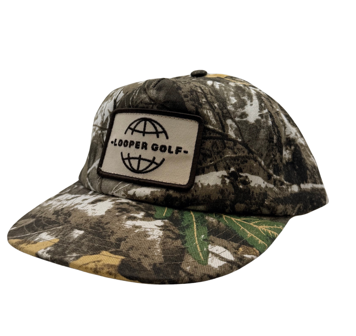 Printed Camo Wash 5 Panel Cap