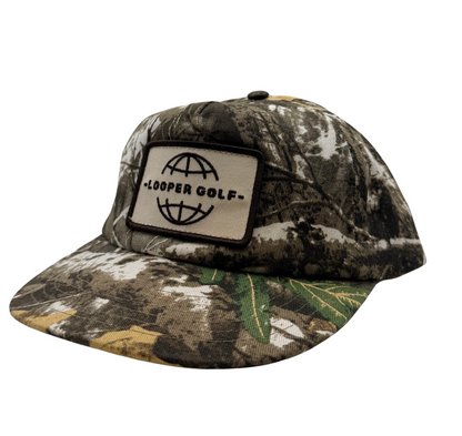 Printed Camo Wash 5 Panel Cap