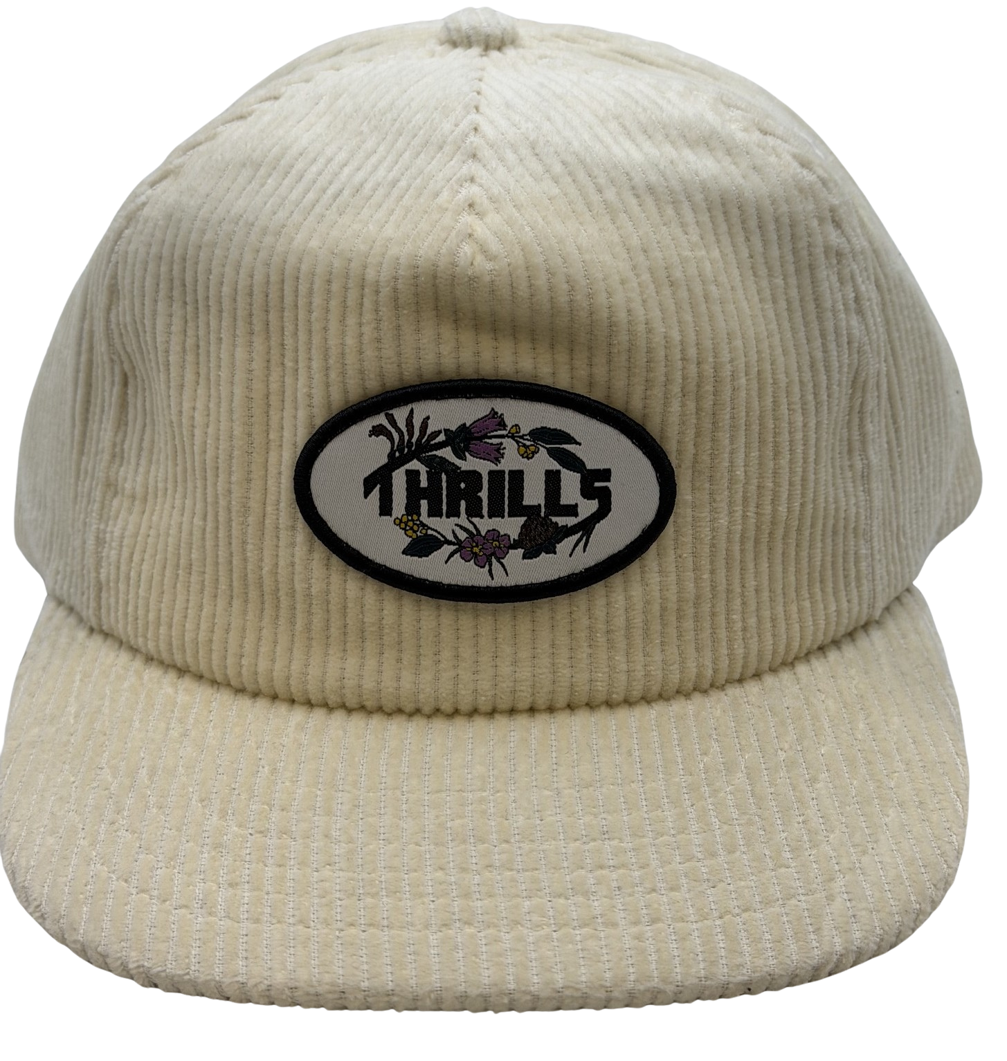 5 Panel Organic Cord Woven Patch Cap