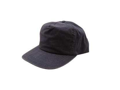 5 Panel Canvas Cap Washed Navy