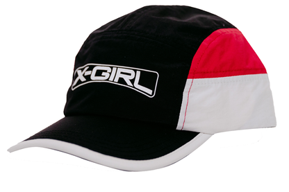 Retro Panelled Nylon Contrast Cap