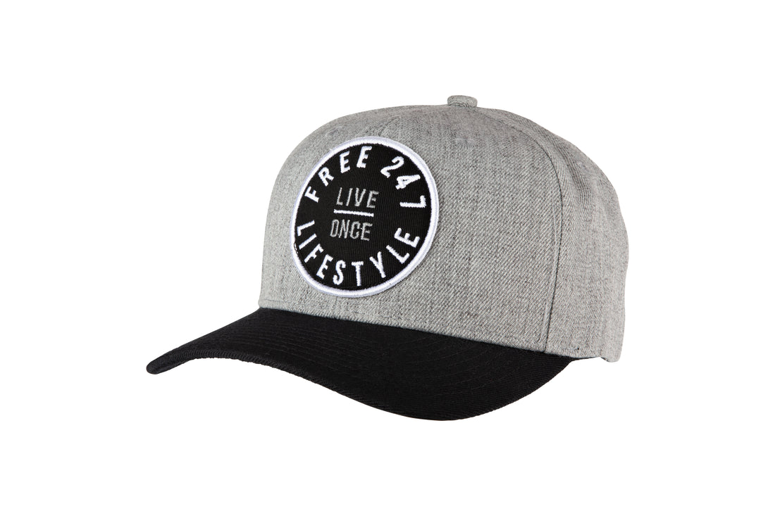 6 Panel Wool Blend Snapback Cap